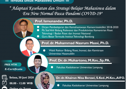 Siapkan Diri Menuju Era New Normal, Himaki FMIPA Unila Lakukan Adaptasi Kesehatan dan Atur Strategi Belajar