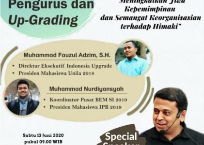 Himaki FMIPA Unila Upgrade Jiwa Kepemimpinan Pengurus dan Semangat Organisasi