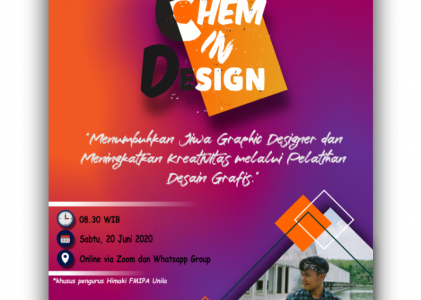 Kembangkan Kemampuan Desain, Himaki FMIPA Unila Adakan Pelatihan Desain Grafis